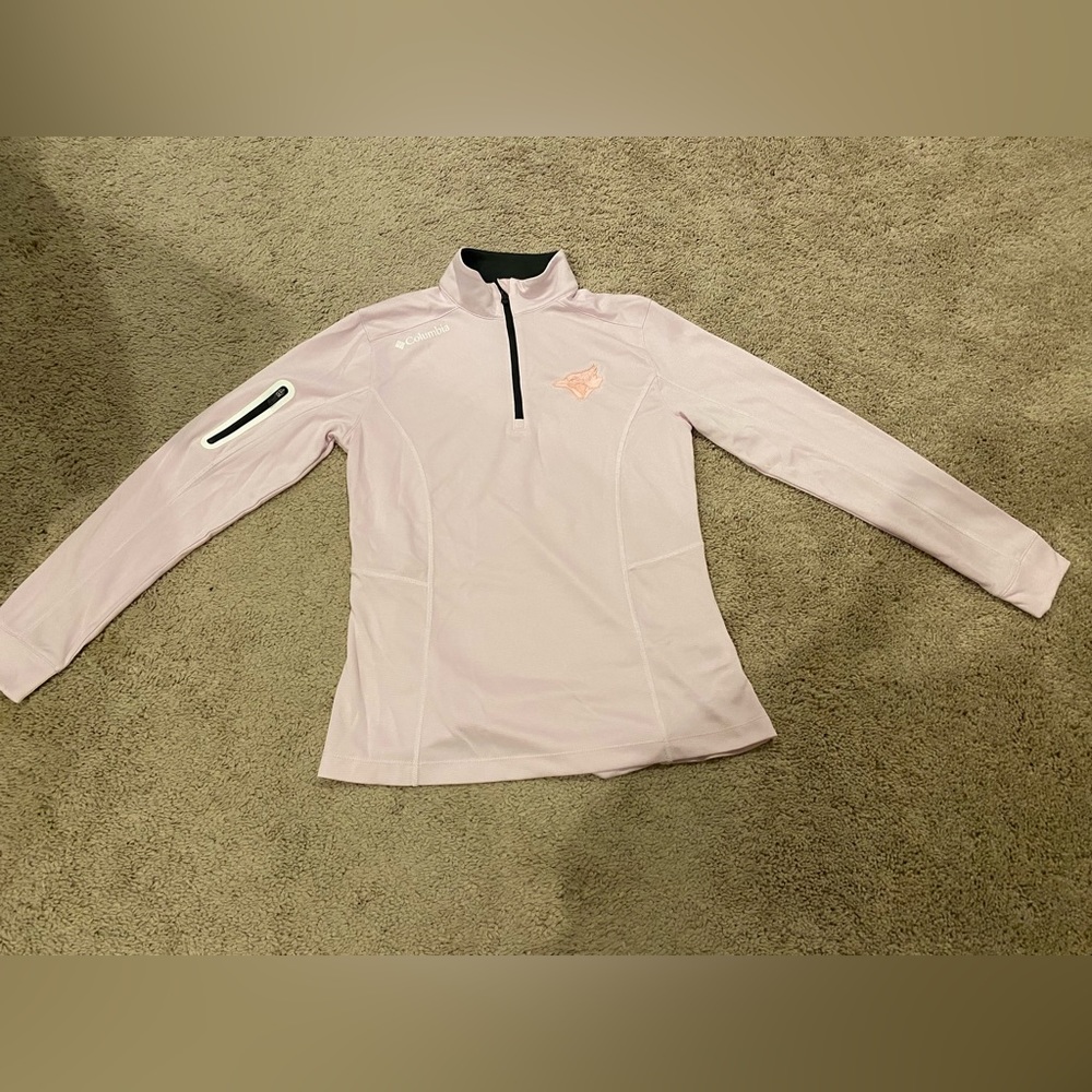 Womens Medium Columbia Golf Blue Jays Quarter Zip Pullover